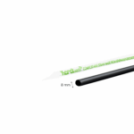 Karat Earth 8.75" Giant PLA Straw (8mm) Paper Wrapped, Black - 2,500 pcs - Image 9