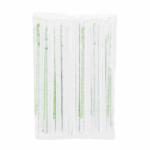 Karat Earth 8.75" Giant PLA Straw (8mm) Paper Wrapped, Black - 2,500 pcs - Image 10