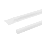Karat Earth 10.25" PLA Giant Paper Wrapped Straw (8mm), Wihte - 1,200 pcs - Image 6