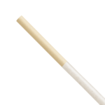 Karat Earth 9" Diagonal Cut Bamboo Fiber Giant Straws (8mm) Paper Wrapped, Natural - 3,000 pcs - Image 7