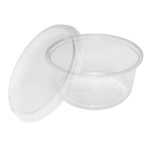 Karat Earth 12oz Eco-Friendly PLA Round Deli Container (117mm) - 500 pcs - Image 3