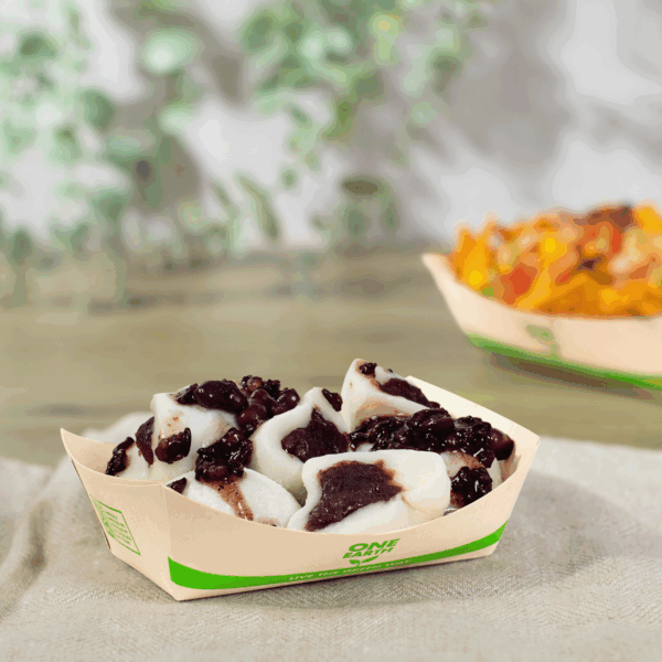 Karat Earth 0.5 lb Bamboo Natural Food Tray , Generic Print - 1,000 pcs