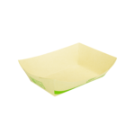 Karat Earth 2.5 lb Bamboo Natural Food Tray, Generic Print - 500 pcs - Image 5