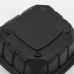 Karat Earth 6" x 6" Mineral Filled PP Hinged Container, Black - 400 pcs - Image 5