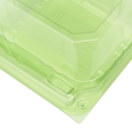 Karat Earth 6''x6'' PLA Hinged Containers, Green - 500 pcs - Image 6