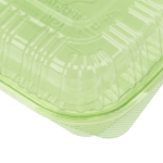 Karat Earth 8''x8'' PLA Hinged Containers, Green - 250 pcs - Image 6