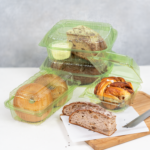 Karat Earth 9''x5'' PLA Hinged Containers, Green - 250 pcs - Image 5