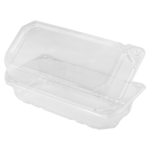 Karat Earth 9''x5'' PLA Hinged Container - 250 pcs - Image 6