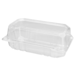 Karat Earth 9''x5'' PLA Hinged Container - 250 pcs - Image 3