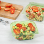 Karat Earth 16oz PLA Hinged Deli Container, Green - 200 pcs