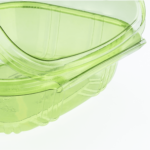 Karat Earth 24oz PLA Hinged Deli Container, Green - 200 pcs - Image 5