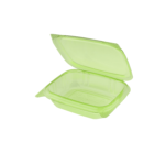 Karat Earth 8oz PLA Hinged Deli Container, Green - 200 pcs - Image 6