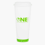 Karat Earth 24oz Eco-Friendly Paper Hot Cups (90mm), One Cup, One Earth Print - 500 pcs - Image 4