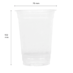 Karat Earth 10oz PLA Cup, Clear (78mm) - 1,000 pcs - Image 5
