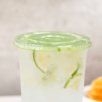 Karat Earth 107mm PLA Flat Lids for 32oz Cold Cups, Green - 500 pcs