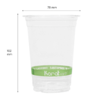 Karat Earth 10oz PLA Eco-Friendly Cups (78mm), Generic Print  - 1,000 pcs - Image 5