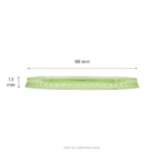 Karat Earth 98mm PLA Flat Lids for 12-24oz Cups, Green - 1,000 pcs - Image 5
