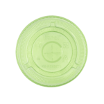 Karat Earth 98mm PLA Flat Lids for 12-24oz Cups, Green - 1,000 pcs - Image 6