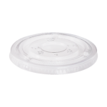 Karat Earth 12-24oz PLA Flat Lid No Hole (98mm) - 1,000 pcs - Image 4