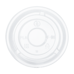 Karat Earth 12-24oz PLA Flat Lid No Hole (98mm) - 1,000 pcs - Image 7