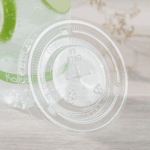 Karat Earth 78mm PLA Flat Lid for 10oz PLA Cup - 1,000 pcs