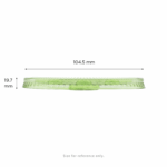 Karat Earth 104.5mm PLA Flat Lids for 32oz Paper Cold Cups, Green - 600 pcs - Image 5