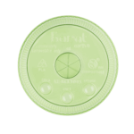 Karat Earth 104.5mm PLA Flat Lids for 32oz Paper Cold Cups, Green - 600 pcs - Image 6