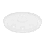 Karat Earth 104.5mm PLA Flat Lids for Eco-Friendly 32oz Paper Cold Cups - 600 pcs - Image 10