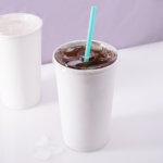 Karat Earth PLA Flat Lid for 44oz Paper Cold Cup (115mm) - 480 pcs - Image 4