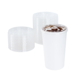 Karat Earth PLA Flat Lid for 44oz Paper Cold Cup (115mm) - 480 pcs - Image 9