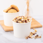 Karat Earth Eco-Friendly 10oz Paper Cold/ Hot Food Container (90.8mm), White - 1,000 pcs - Image 3