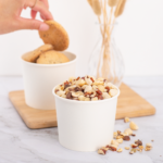 Karat Earth Eco-Friendly 10oz Paper Cold/ Hot Food Container (90.8mm), White - 1,000 pcs - Image 4