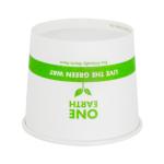 Karat Earth Eco-Friendly 10oz Paper Cold/ Hot Food Container (90.8mm), Generic Print - 1,000 pcs - Image 5