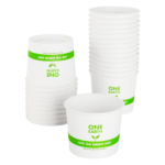 Karat Earth Eco-Friendly 10oz Paper Cold/ Hot Food Container (90.8mm), Generic Print - 1,000 pcs - Image 2