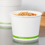 Karat Earth 32 oz Eco-Friendly Paper Food Containers (142mm), Generic Print - 600 pcs