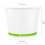 Karat Earth 32 oz Eco-Friendly Paper Food Containers (142mm), Generic Print - 600 pcs - Image 4