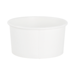 Karat Earth Eco-Friendly 6oz Paper Cold/ Hot Food Container (90.8mm), White - 1,000 pcs - Image 4