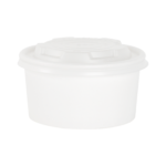 Karat Earth Eco-Friendly 6oz Paper Cold/ Hot Food Container (90.8mm), White - 1,000 pcs - Image 7