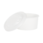 Karat Earth Eco-Friendly 6oz Paper Cold/ Hot Food Container (90.8mm), White - 1,000 pcs - Image 8