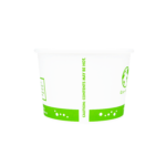 Karat Earth 8oz Eco-Friendly Paper Food Containers (90.8mm), Generic Print - 1,000 pcs - Image 8