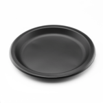 Karat Earth 9" Mineral Filled PP Round Plates, Black - 500 pcs - Image 6