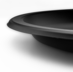 Karat Earth 9" Mineral Filled PP Round Plates, Black - 500 pcs - Image 4