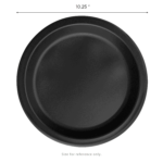 Karat Earth 10.25" Mineral Filled PP Round Plates, Black - 500 pcs - Image 10