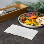 [3,000 ct] 15" x17" 1 Ply Dinner Napkins, White - Image 2