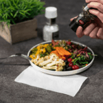 [3,000 ct] 15" x17" 1 Ply Dinner Napkins, White - Image 3