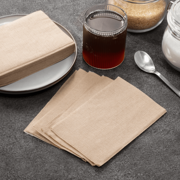 [6,000 ct] 8" x6.5" Interfold Dispense Napkins, Kraft