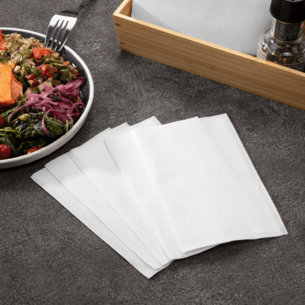 [6,000 ct] 8" x6.5" Interfold Dispense Napkins, White