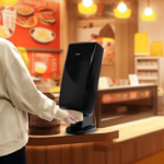 Interfold Dispenser for Dispense Nap, Stand/Tabletop, Black - 1 unit - Image 3