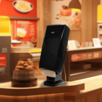 Interfold Dispenser for Dispense Nap, Stand/Tabletop, Black - 1 unit - Image 4