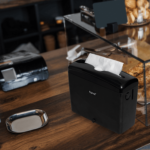 Tall Fold Napkin Dispenser, Tabletop/Suction, Black - 1 unit